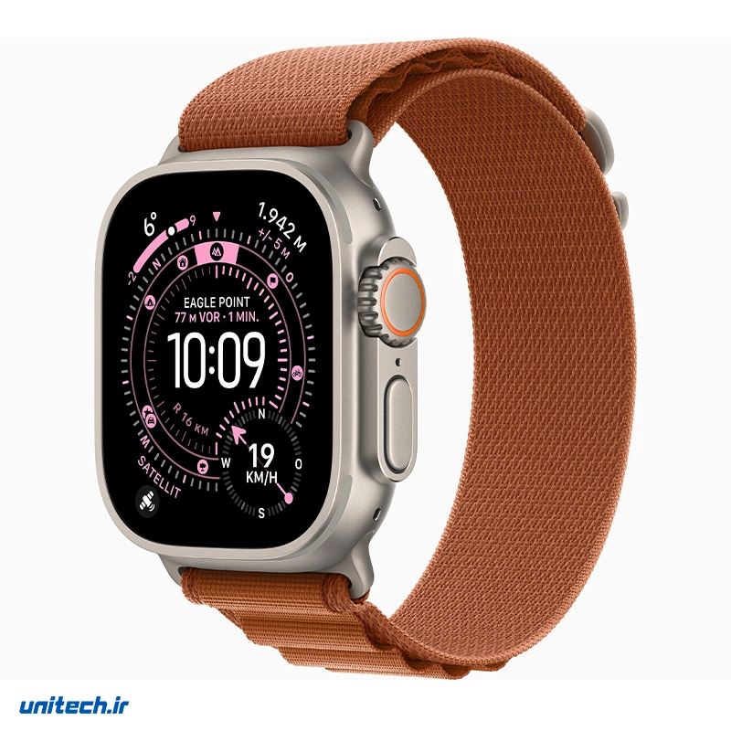 ساعت هوشمند 49 میلی‌متری اپل مدل Ultra 3 Natural Titanium با بند Alpine Loop1